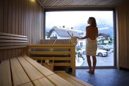 Panoramasauna im Hotel Gutjahr