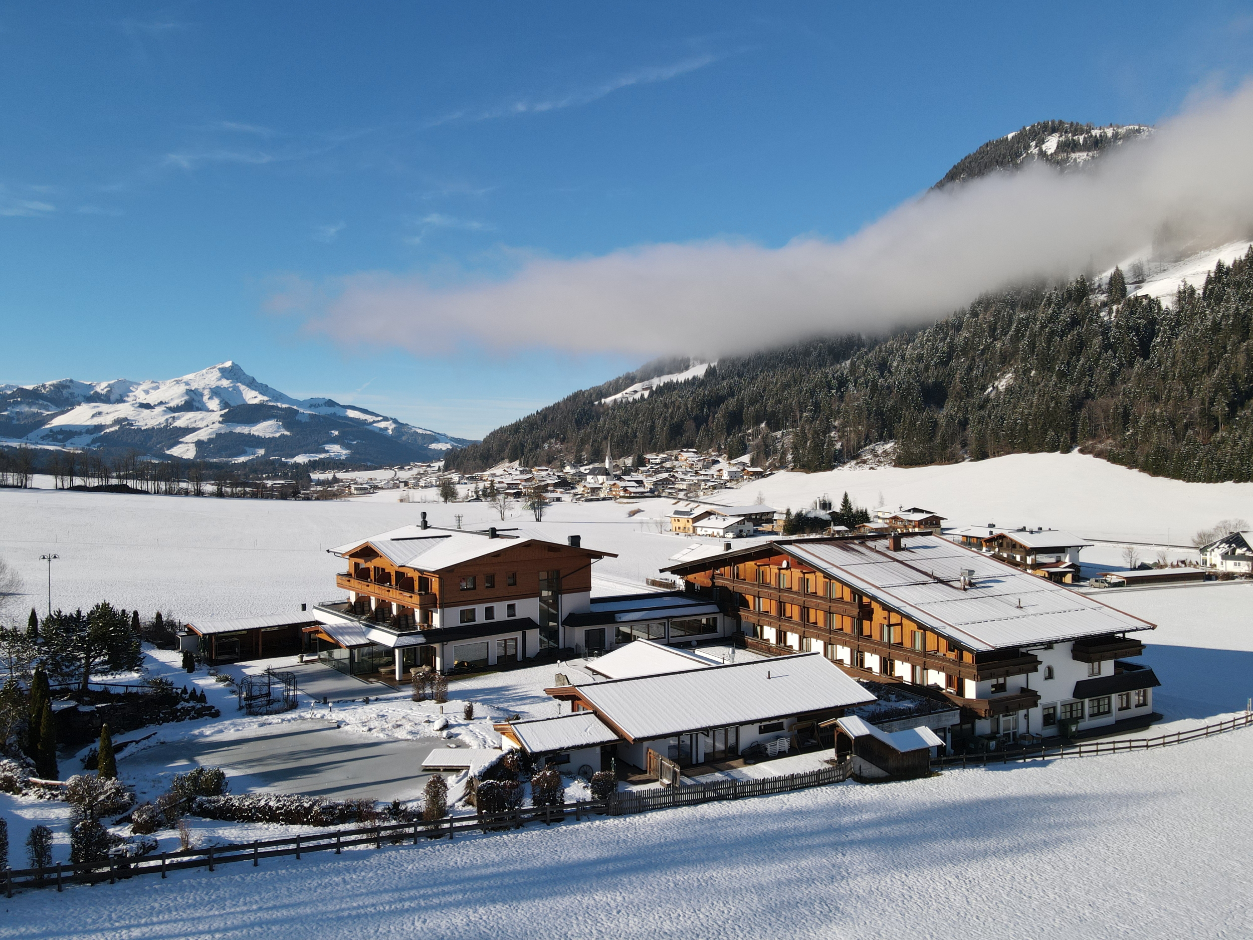 Das Naturhotel Kitzspitz in der Tiroler Winterlandschaft